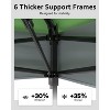 Outdoor Patio Gazebo 12x12ft, Pop up with Mosquito Netting, Outdoor Canopy Tent with 4 Ropes 8 Stakes, Portable Carrying Bag and Double Roofs - 3 of 4