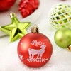 65 pcs Shatterproof Christmas Ball Ornaments Set Decorative Hanging Ornaments, Tree Ornaments Assorted Set with Hooks for Xmas Tree Garland Swag - 3 of 4