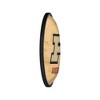 College Basketball Hardwood Design Oval Slimline Lighted Wall Sign - 3 of 4