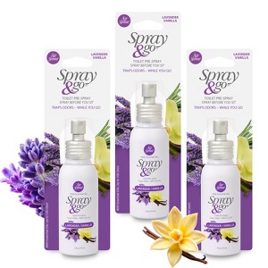 Air Scense Spray & Go Toilet Pre-Spray Lavender Vanilla 2 fl oz 3PK - 1 of 4