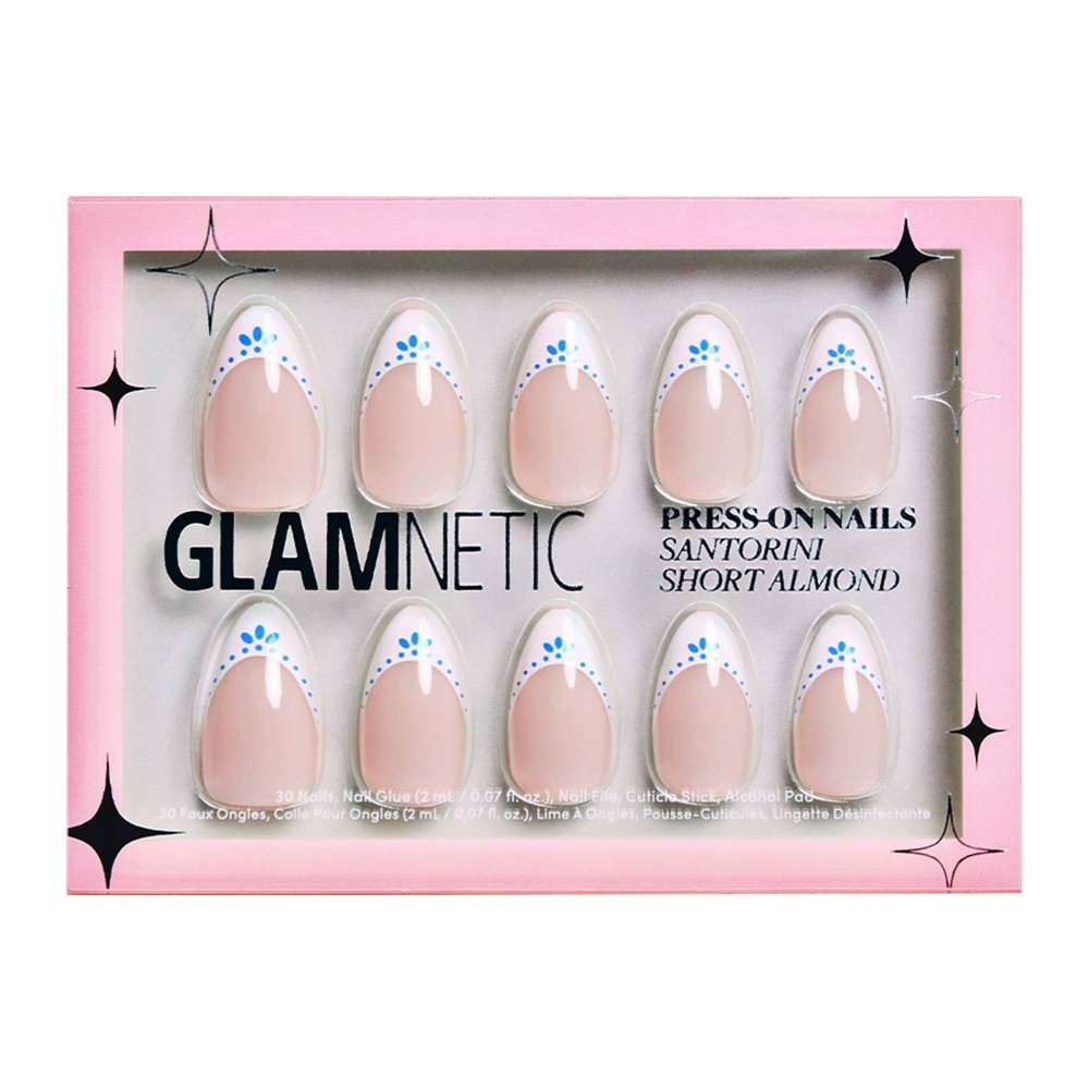 Photos - Manicure Cosmetics Glamnetic Women's Press-On Nails - Santorini - 30ct - Ulta Beauty