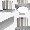 TOBILI 52 Inch Flush Mount Ceiling Fan with Dimmable Led Light 3 ABS Fan Blades For Living Room - 3 of 4