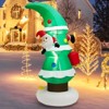 Tangkula 8 FT Inflatable Christmas Tree, Blow up Christmas Tree with Gift Boxes Santa Claus & Flying Dog - 4 of 4