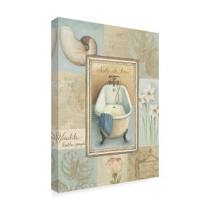 Trademark Fine Art -Lisa Audit 'Tranquil Bath II' Canvas Art - 1 of 3