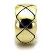Slickblue Women's Stainless Steel Ring, Minimalist Band, Single-Tone Jewelry, Gold Finish, Sizes 5-10 - 4 of 4