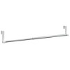 vidaXL Curtain Rails 2 Pcs White and Silver 15.7"-23.6" Aluminum - 3 of 4