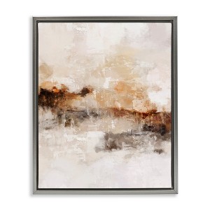 Stupell Industries Beige & Brown Abstract, 25" x 31" - 1 of 4