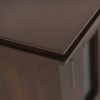 72" Solid Wood TV Media Stand with Handcrafted Finish, Cord Management, and Tempered Glass Doors for Living Room and Bedroom - 3 of 4