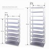 Shoe Storage Organizer 10-Tier - Large Capacity Shoe Rack with Dust-Proof Cover, Holds 40 Pairs, Space-Saving Design - 2 of 4