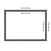 Amanti Art Florence Pewter Framed Magnetic Dry Erase Board - 4 of 4