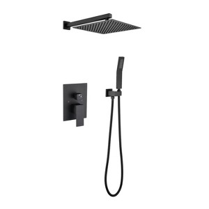 ONWITH 12" Rain Shower Head Systems Wall Mounted - 1 of 4