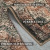 TROPOW Area Rugs for Living Room Boho Vintage Distressed Oriental Medallion Large Rug Stain-Resistant Carpet - 4 of 4
