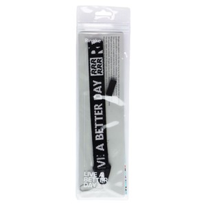 Ringke Hand Strap (Ticket Band 2) - Black (Live a Better Day) - 1 of 1