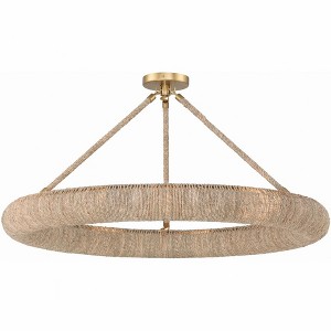 Crystorama Lighting Oakley 8 - Light Semi-Flush Mount in  Soft Gold - 1 of 1
