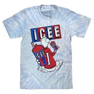 Tee Luv ICEE Polar Bear Tie Dye T-Shirt - 1 of 3