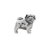 Black Bow Jewelry Sterling Silver Pug Bead Charm - 2 of 4