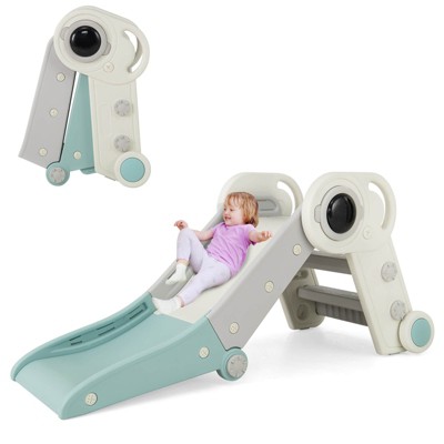 Safstar Folding Freestanding Toddler Slide for Toddlers Age 18+ Months w/ Climber Indoor
