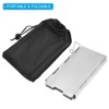 Unique Bargains Folding Mini 9 Plates Heat Shield Windscreen Camping Stove with Drawstring Bag - 3 of 4