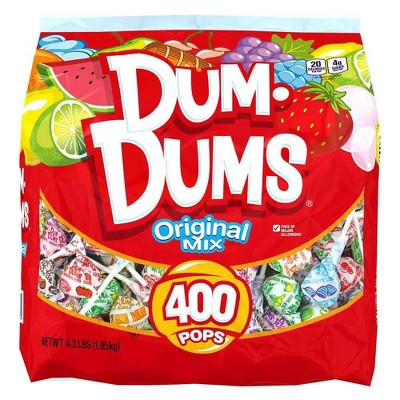 Dum Dums Original Mix - 400 ct. Bag (Pack of 1)