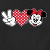 Boys' - Disney - Peace Love Minnie Graphic Long Sleeve Fleece Sweatshirt - 2 of 4