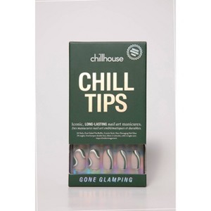 Chillhouse Chill Tips Press-On Fake Nails - Gone Glamping - 24ct - 1 of 4