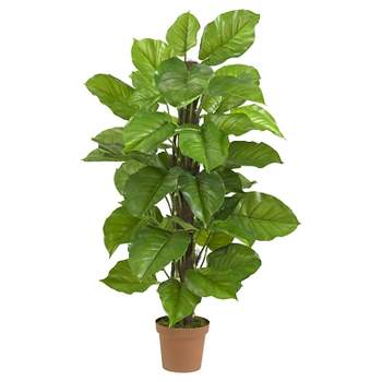 Nearly Natural 52" Large Leaf Philodendron Silk Plant (Real Touch)