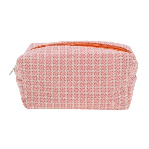 Unique Bargains 1 Pc Woven Pencil Case Braided Style Drawstring Makeup Bag for Vacation Knitting - 1 of 4