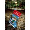 Peanuts Charlie Brown and Snoopy Holiday Stocking 20" - image 4 of 4