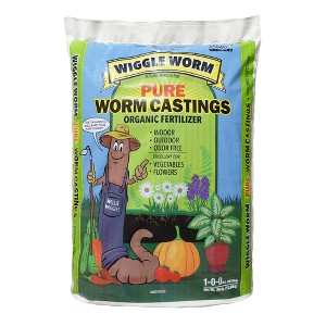 WIGGLE WORM 100% Pure Organic Soil Builder Earthworm Castings Fertilizer - 1 of 4