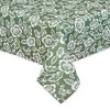 Design Imports  Artichoke Green Floral Print Outdoor Tablecloth With Zipper 60X84 - 2 of 4