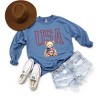 Simply Sage Market Women's Graphic Sweatshirt USA Bear - 3 of 4