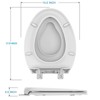 Whizmax 2 Packs Toilet Seat with Toddler Seat Built in, Potty Training Toilet Seat Fits Both Adult and Child, with Slow Close and Magnets - 2 of 4