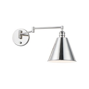 Maxim Lighting Library 1 - Light Swing Arm Lamp in  Polished Nickel - 1 of 2