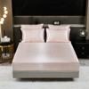 Satin Comforter Set with Sheet Set-Like Bed in a Bag, Ruffle Pinch Pleat Bedding, Soft Luxury Hotel Satin Quilt Set with Cushion Cover - 2 of 4