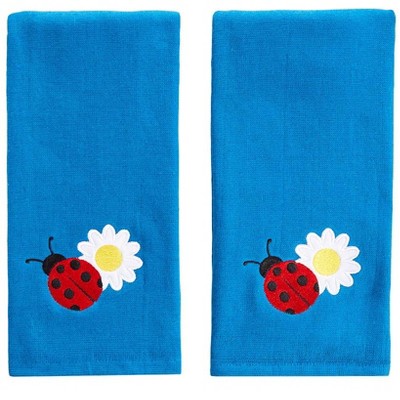 Ladybug Polka Dot Bath Collection - Set of 2 Hand Towels