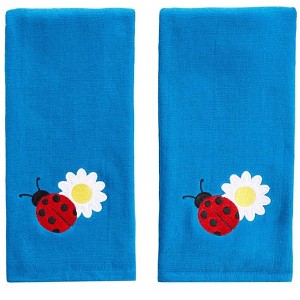 Ladybug Polka Dot Bath Collection - Set of 2 Hand Towels - 1 of 2