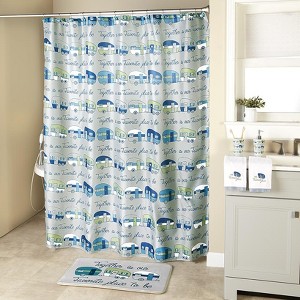 The Lakeside Collection Our Favorite Place is Together Bath Collection - Set of 12 Shower Hooks 12 Pieces - 1 of 4