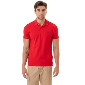 U.S. Polo Assn. Men's Slim Fit Solid Pique Polo With Small Pony Polo Shirt - 1 of 1