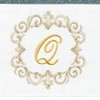 Linum Home Textiles 100% Turkish Cotton MONICA Gold Thread 2PC Embellished Hand Towel Set - 3 of 3