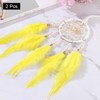 Unique Bargains Small Handmade Macrame Dream Catchers for Home Decoration 2 Pcs - 3 of 4