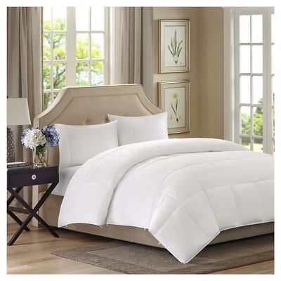 White Twin Down Alternative Microfiber Comforter Set