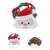 Unique Bargains Christmas Hair Rope Santa Claus Cartoon Bell for Christmas Red Green 1 Pc - 3 of 4