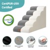 PetSafe Curved Dog Stairs – Foam Ramp for Small Pets, Non-Slip Ladder for Bed & Sofa with Waterproof Cover - 4 of 4