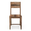 2pk Hoverton Open Back Mango Wood Dining Chairs Warm Natural Tone - Furniture Of America: Rustic Side Chair - 3 of 4
