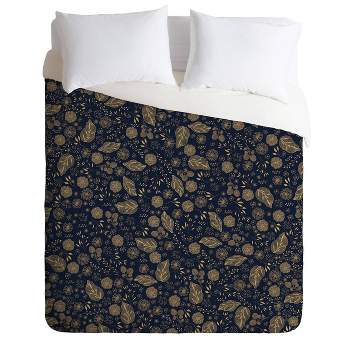 Iveta Abolina Crystalline Water Comforter Set Navy - Deny Designs