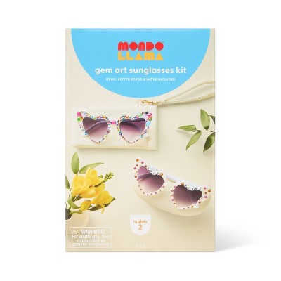 Summer Craft Custom Sunglasses Decoration Kit 2ct - Mondo Llama™