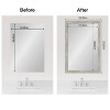 Amanti Art Mirror Makeover Bathroom Mirror Frame Border Kit - Fully Assembled Peel and Stick Frame - Mirror NOT Included - Dove Greywash Narrow Trim - 4 of 4