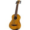 Luna Bari-Bass Quilt Top Acoustic Electric Ukulele Satin Natural - 3 of 4