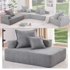 Whisen Oversized Modular Pieces for Convertible Luxury Boucle Floor Couch, 4 Shapes Available - 2 of 4