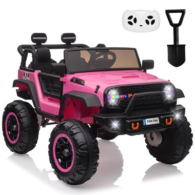 Pink 24V 2-Seater Electric SUV Ride-On with Remote Control
